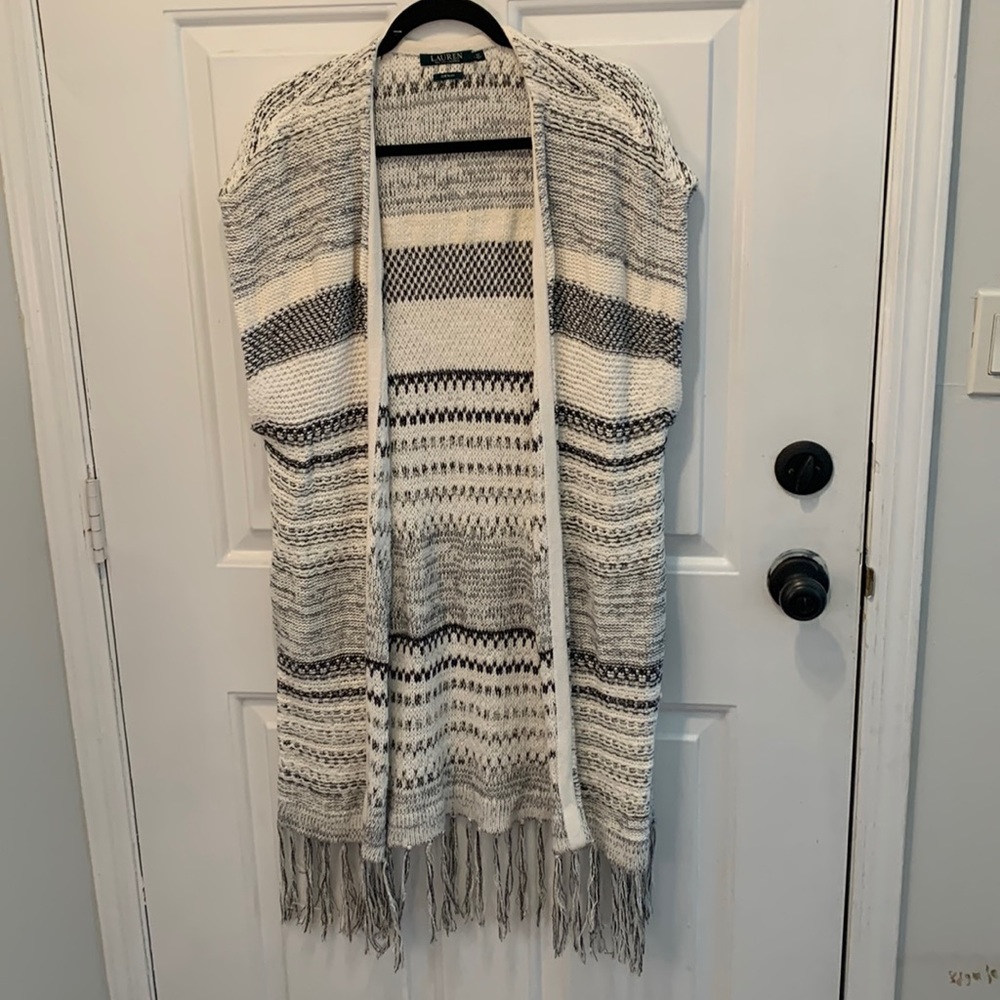 Ralph Lauren long sweater vest - s/m